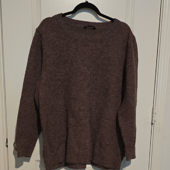 BloomChic Purple Crew Neck Sweater - Picture 1 of 3